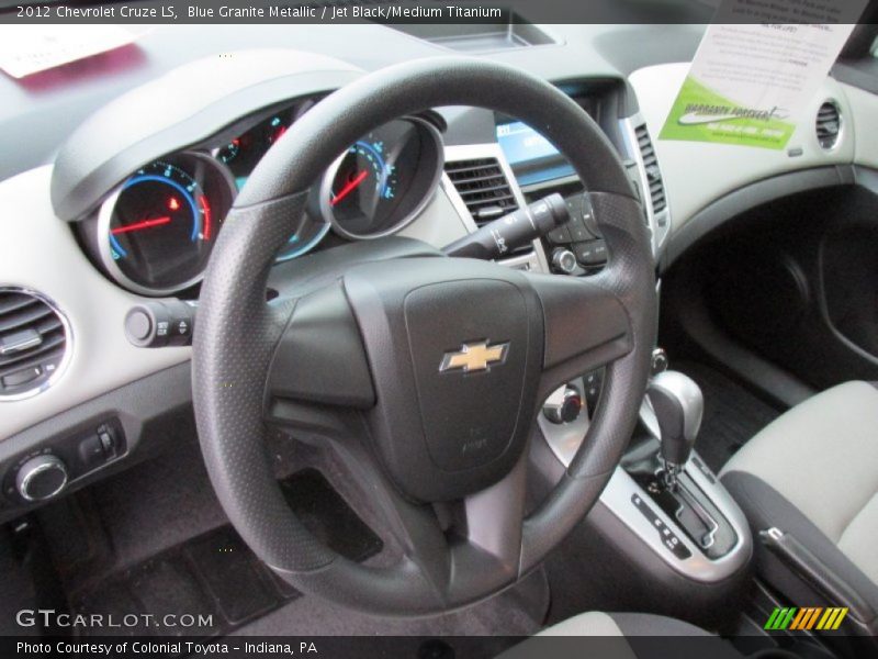 Blue Granite Metallic / Jet Black/Medium Titanium 2012 Chevrolet Cruze LS