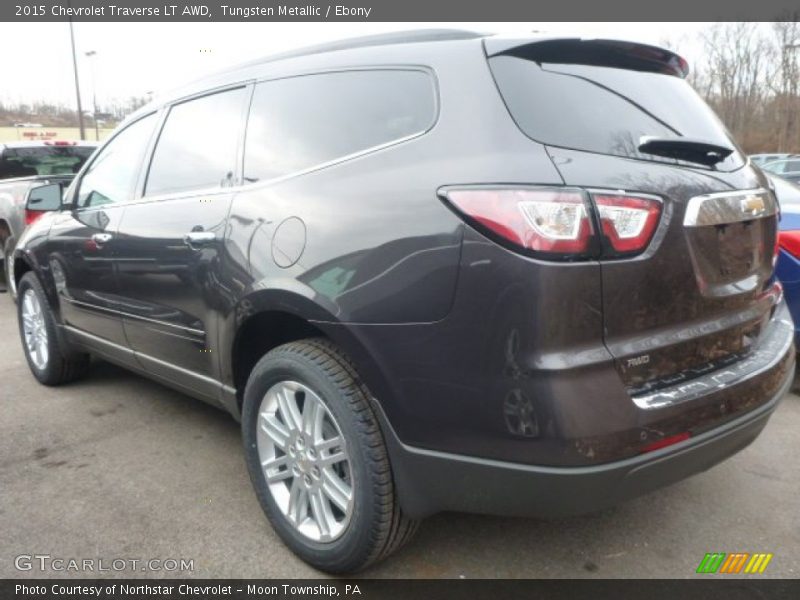 Tungsten Metallic / Ebony 2015 Chevrolet Traverse LT AWD