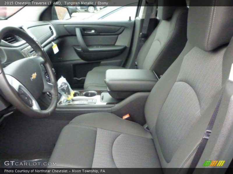 Tungsten Metallic / Ebony 2015 Chevrolet Traverse LT AWD