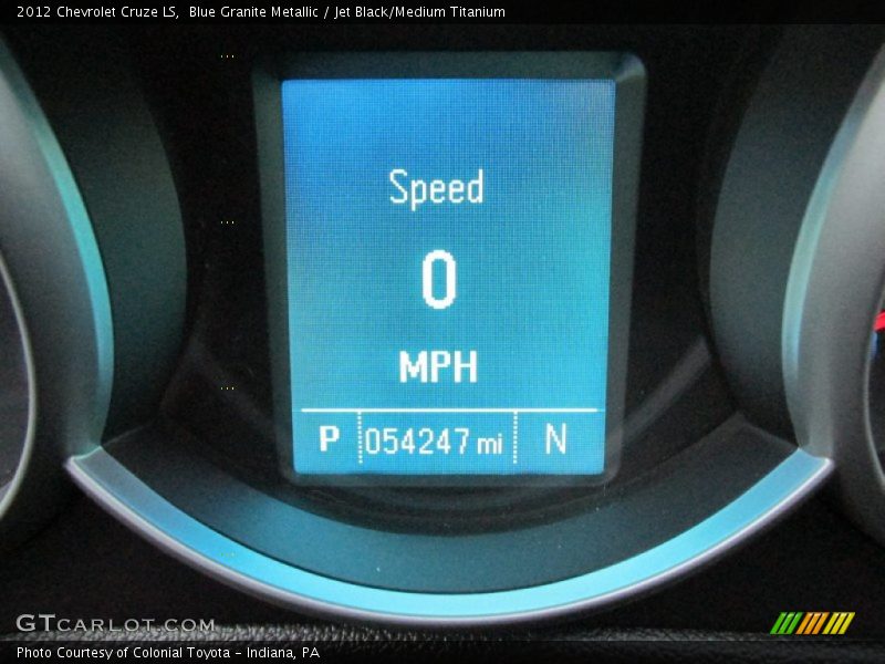 Blue Granite Metallic / Jet Black/Medium Titanium 2012 Chevrolet Cruze LS