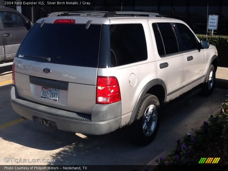 Silver Birch Metallic / Gray 2004 Ford Explorer XLS