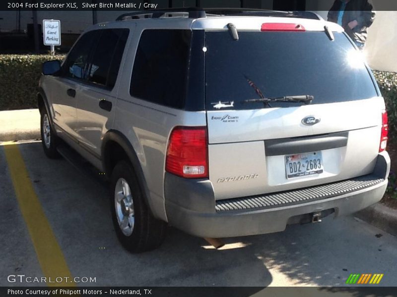 Silver Birch Metallic / Gray 2004 Ford Explorer XLS