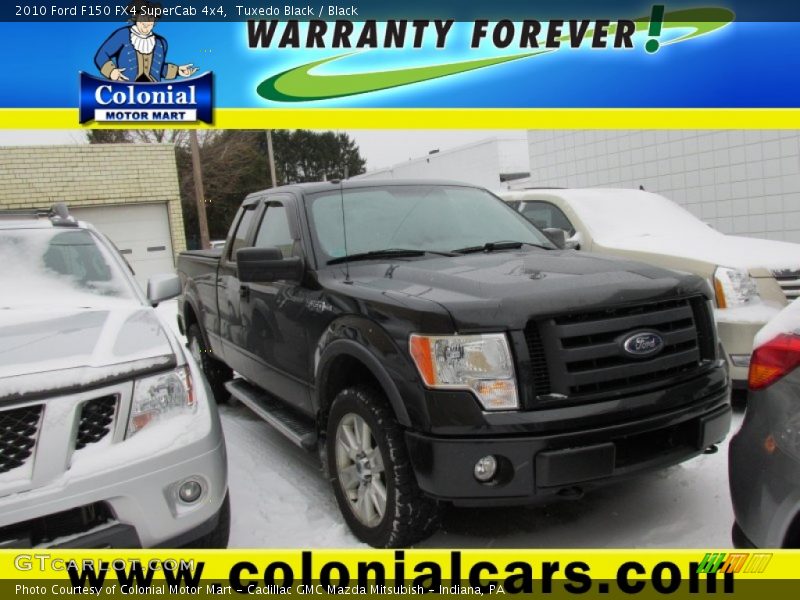 Tuxedo Black / Black 2010 Ford F150 FX4 SuperCab 4x4