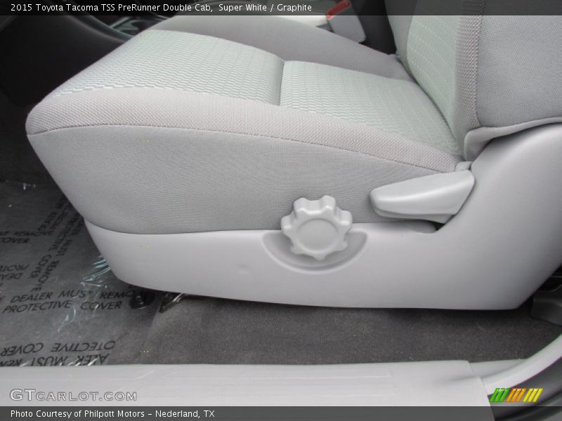 Super White / Graphite 2015 Toyota Tacoma TSS PreRunner Double Cab