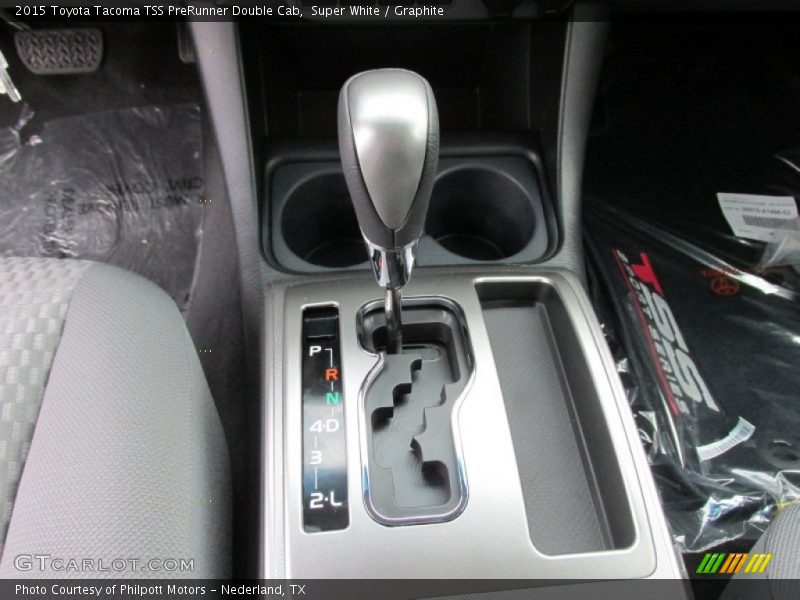 Super White / Graphite 2015 Toyota Tacoma TSS PreRunner Double Cab