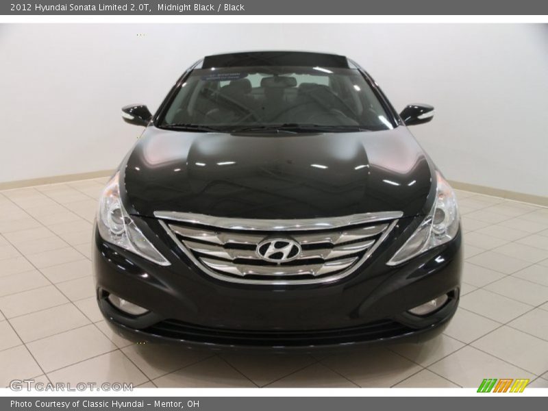 Midnight Black / Black 2012 Hyundai Sonata Limited 2.0T
