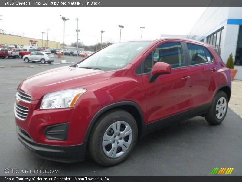 Ruby Red Metallic / Jet Black 2015 Chevrolet Trax LS