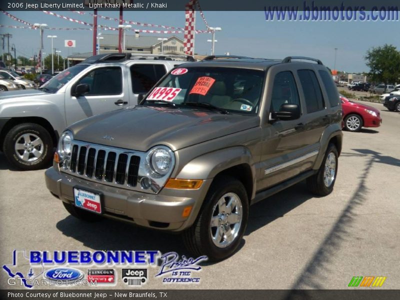 Light Khaki Metallic / Khaki 2006 Jeep Liberty Limited
