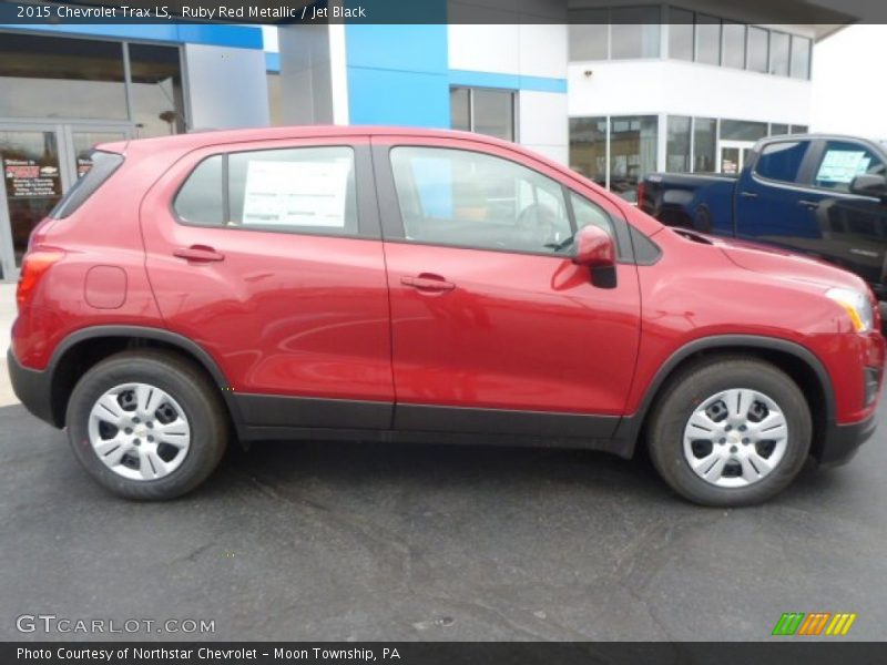 Ruby Red Metallic / Jet Black 2015 Chevrolet Trax LS