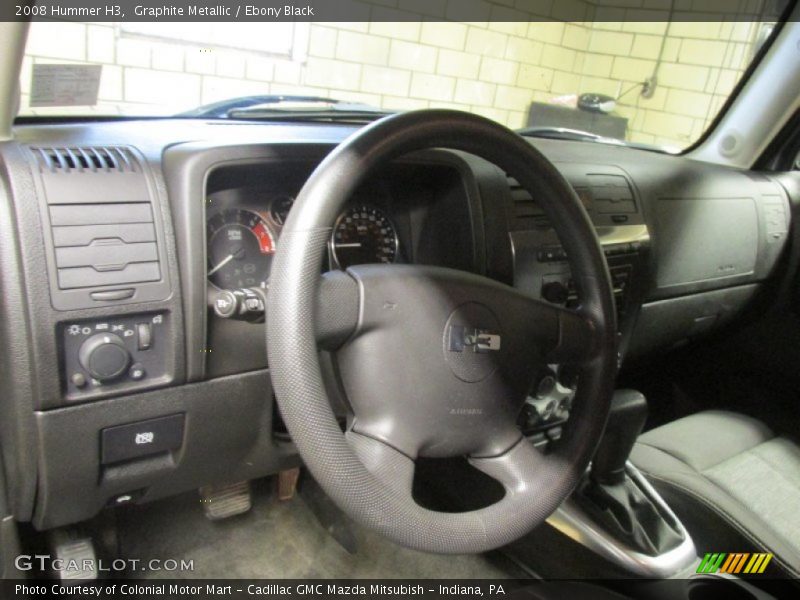 Graphite Metallic / Ebony Black 2008 Hummer H3