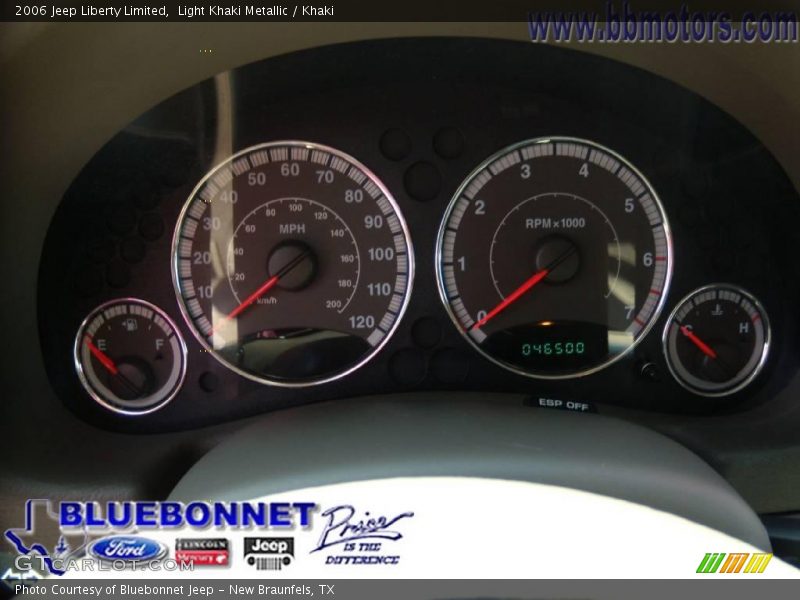 Light Khaki Metallic / Khaki 2006 Jeep Liberty Limited
