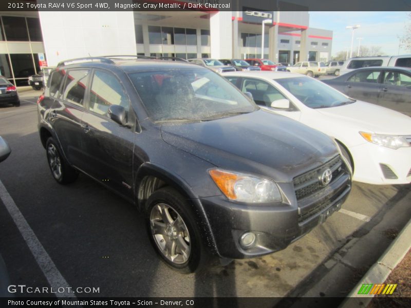 Magnetic Gray Metallic / Dark Charcoal 2012 Toyota RAV4 V6 Sport 4WD