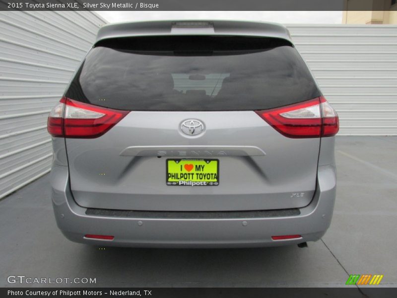 Silver Sky Metallic / Bisque 2015 Toyota Sienna XLE