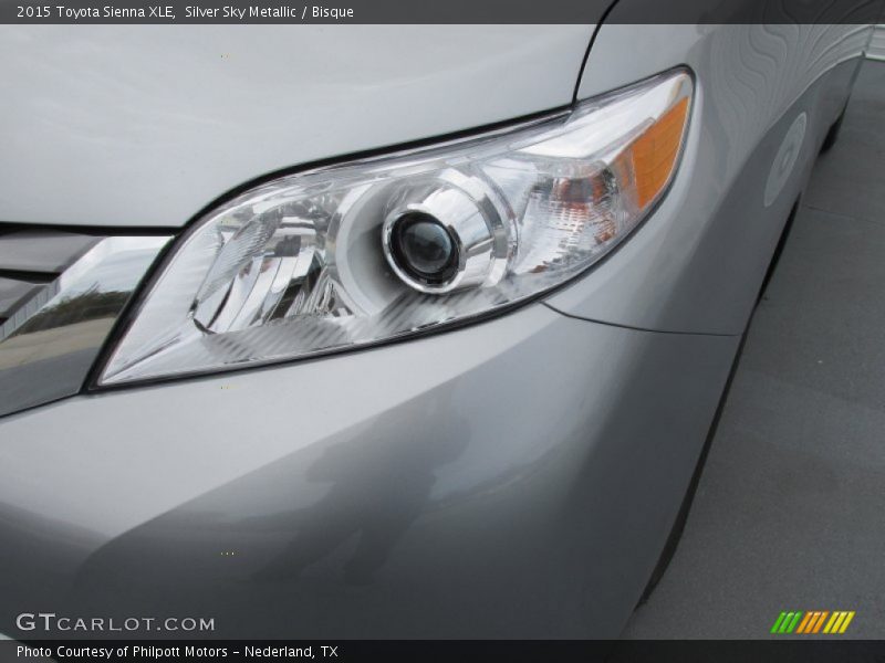 Silver Sky Metallic / Bisque 2015 Toyota Sienna XLE