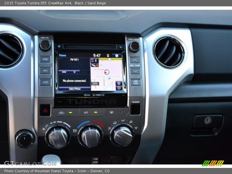 Controls of 2015 Tundra SR5 CrewMax 4x4