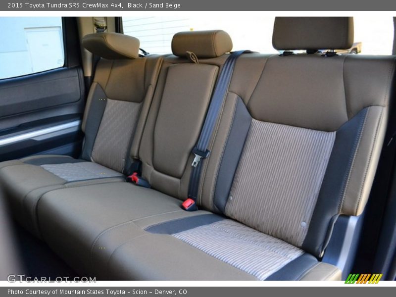 Rear Seat of 2015 Tundra SR5 CrewMax 4x4