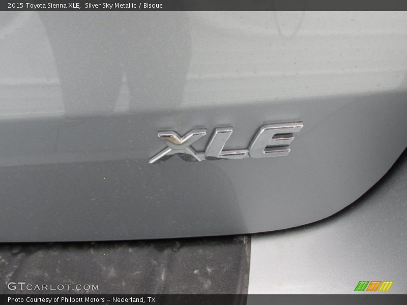 Silver Sky Metallic / Bisque 2015 Toyota Sienna XLE