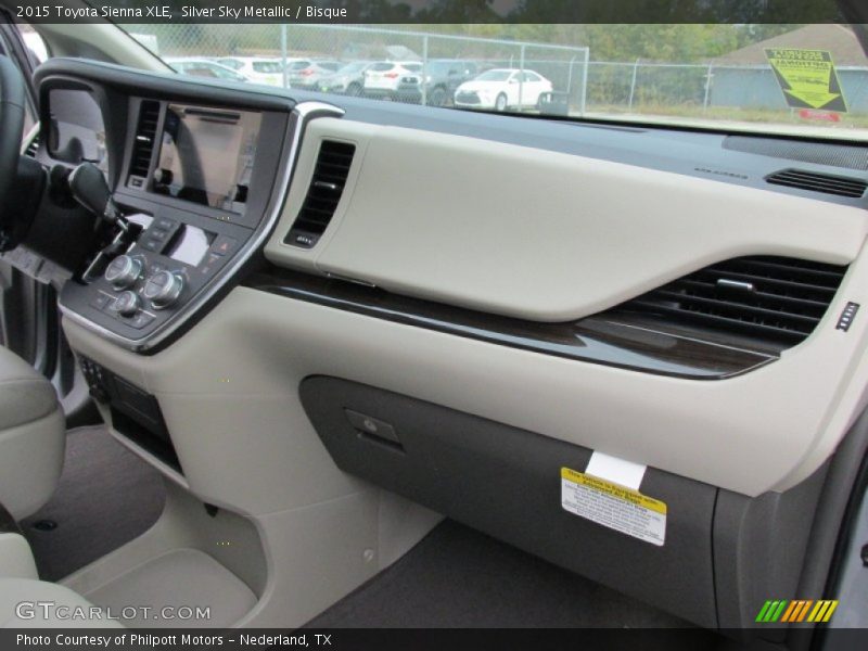 Silver Sky Metallic / Bisque 2015 Toyota Sienna XLE