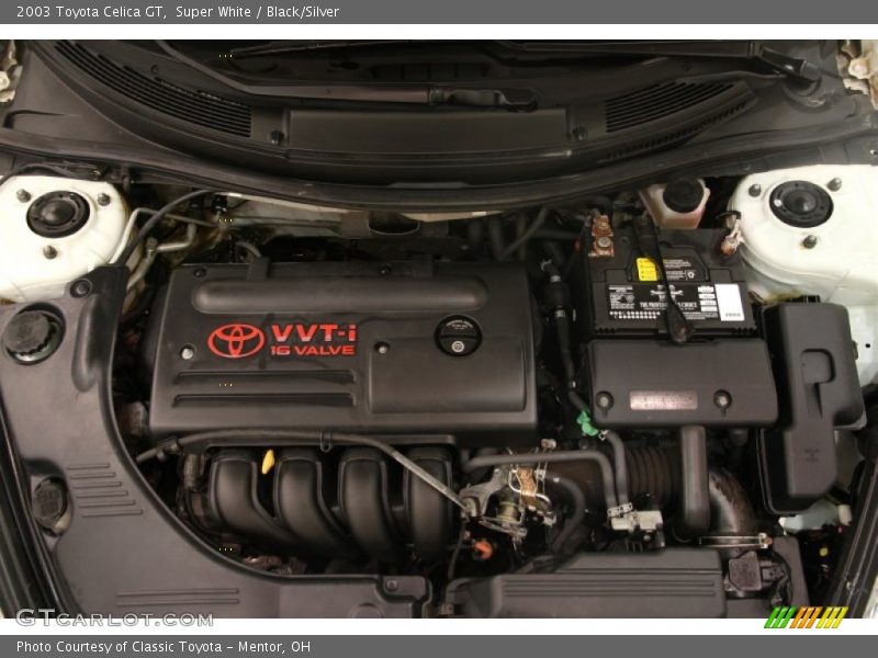  2003 Celica GT Engine - 1.8 Liter DOHC 16-Valve VVT-i 4 Cylinder