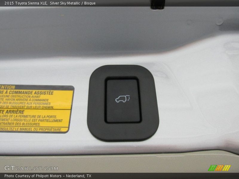 Silver Sky Metallic / Bisque 2015 Toyota Sienna XLE