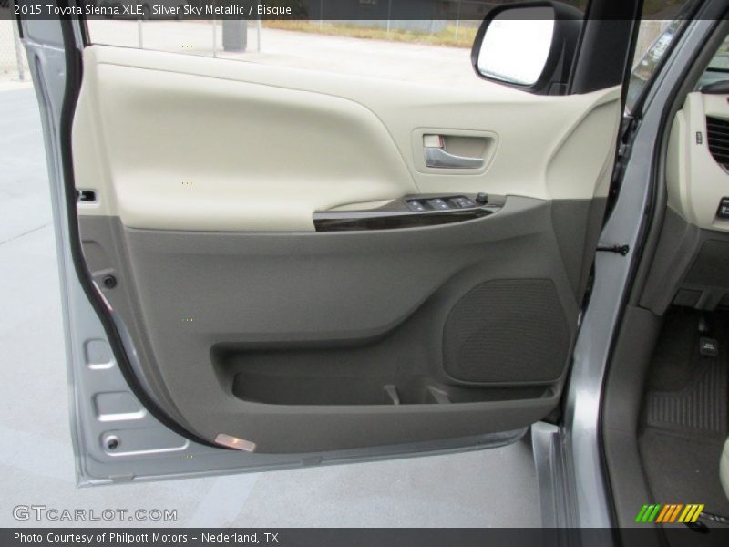 Silver Sky Metallic / Bisque 2015 Toyota Sienna XLE