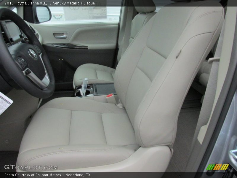 Silver Sky Metallic / Bisque 2015 Toyota Sienna XLE