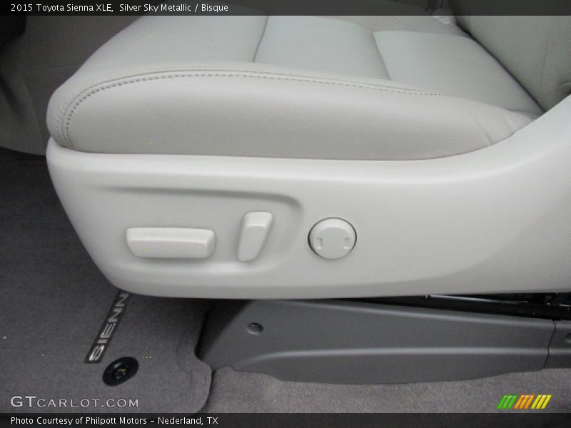 Silver Sky Metallic / Bisque 2015 Toyota Sienna XLE