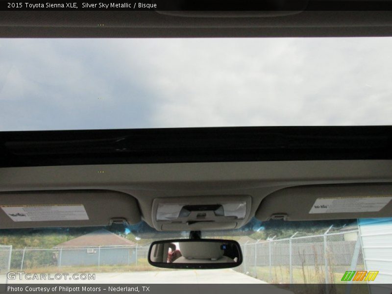 Silver Sky Metallic / Bisque 2015 Toyota Sienna XLE
