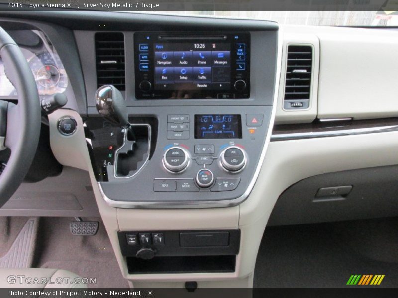 Silver Sky Metallic / Bisque 2015 Toyota Sienna XLE