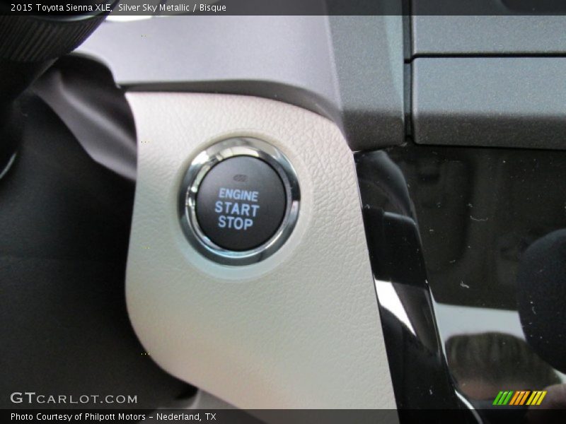 Silver Sky Metallic / Bisque 2015 Toyota Sienna XLE