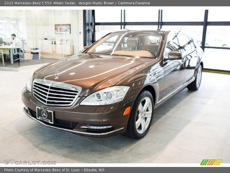 designo Mystic Brown / Cashmere/Savanna 2013 Mercedes-Benz S 550 4Matic Sedan