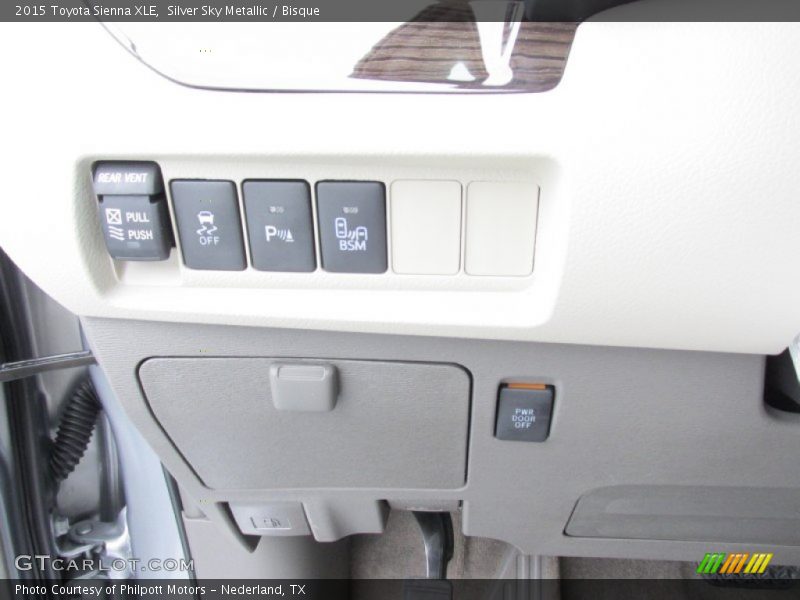 Silver Sky Metallic / Bisque 2015 Toyota Sienna XLE