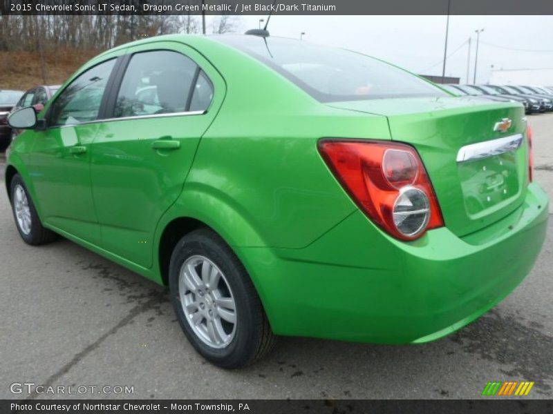 Dragon Green Metallic / Jet Black/Dark Titanium 2015 Chevrolet Sonic LT Sedan