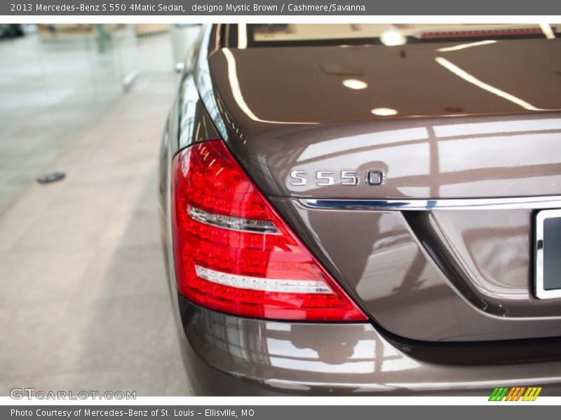 designo Mystic Brown / Cashmere/Savanna 2013 Mercedes-Benz S 550 4Matic Sedan