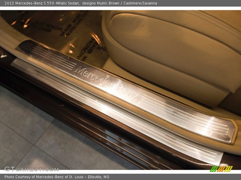 designo Mystic Brown / Cashmere/Savanna 2013 Mercedes-Benz S 550 4Matic Sedan