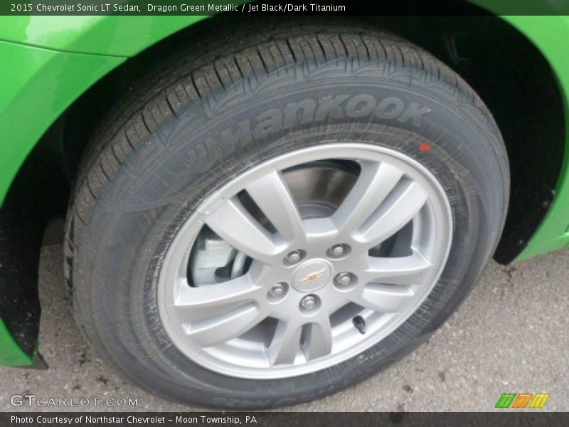 Dragon Green Metallic / Jet Black/Dark Titanium 2015 Chevrolet Sonic LT Sedan