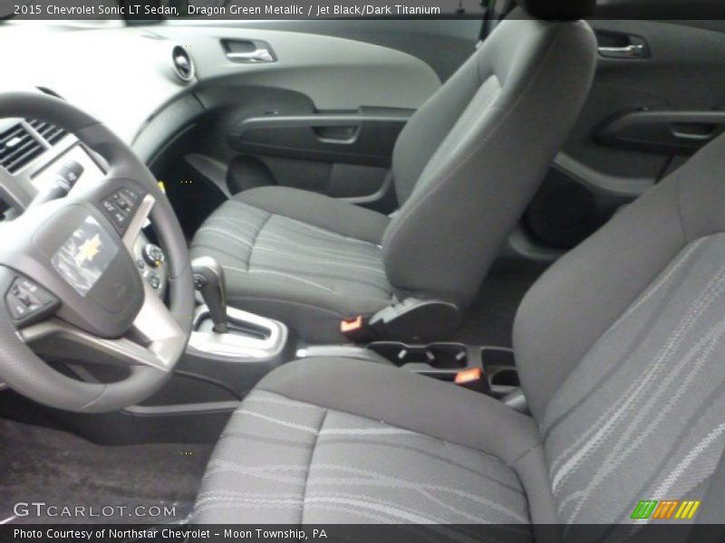 Dragon Green Metallic / Jet Black/Dark Titanium 2015 Chevrolet Sonic LT Sedan