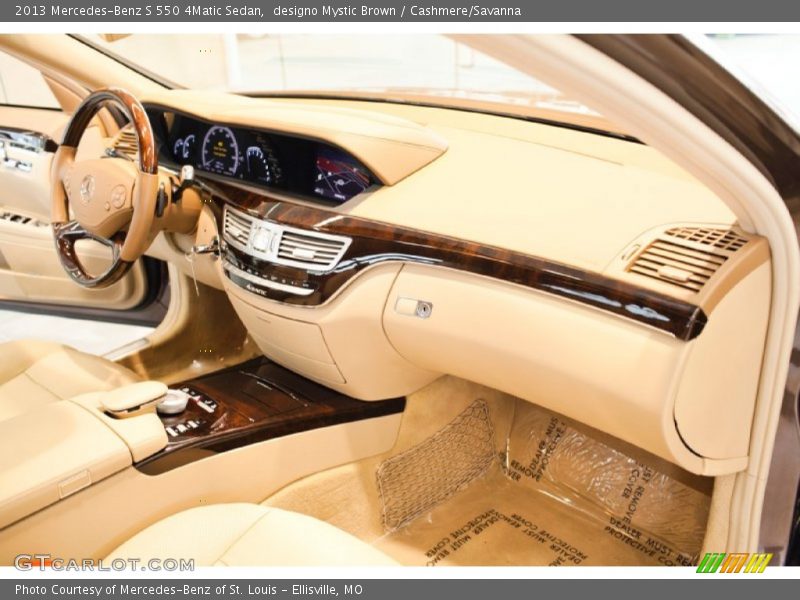 Dashboard of 2013 S 550 4Matic Sedan