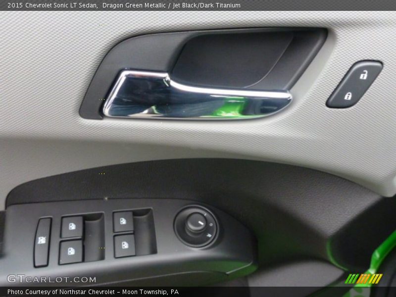 Dragon Green Metallic / Jet Black/Dark Titanium 2015 Chevrolet Sonic LT Sedan