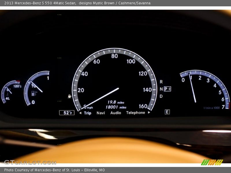 designo Mystic Brown / Cashmere/Savanna 2013 Mercedes-Benz S 550 4Matic Sedan