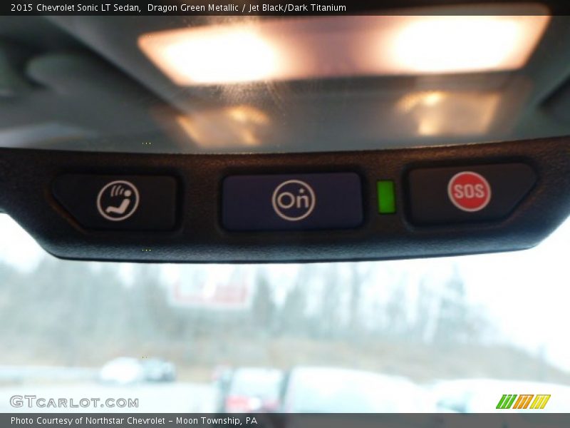 Dragon Green Metallic / Jet Black/Dark Titanium 2015 Chevrolet Sonic LT Sedan