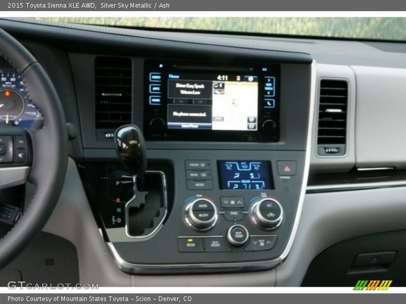Silver Sky Metallic / Ash 2015 Toyota Sienna XLE AWD