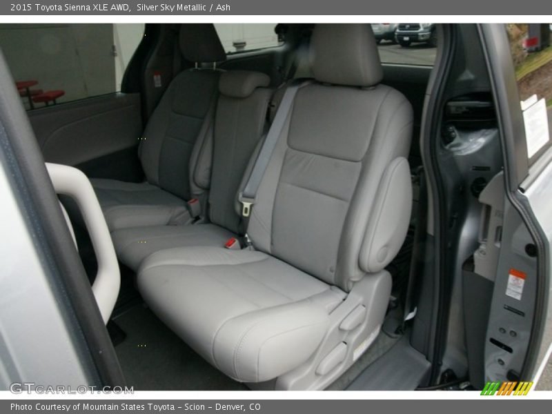 Silver Sky Metallic / Ash 2015 Toyota Sienna XLE AWD