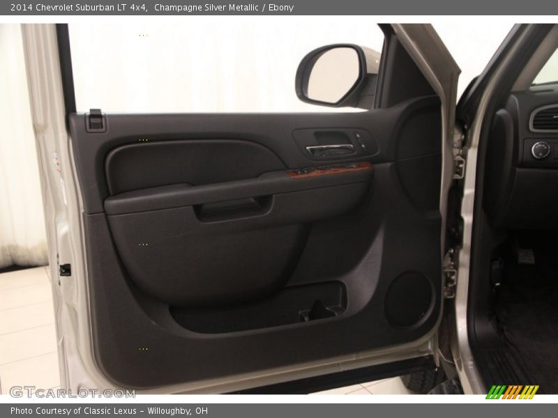 Champagne Silver Metallic / Ebony 2014 Chevrolet Suburban LT 4x4