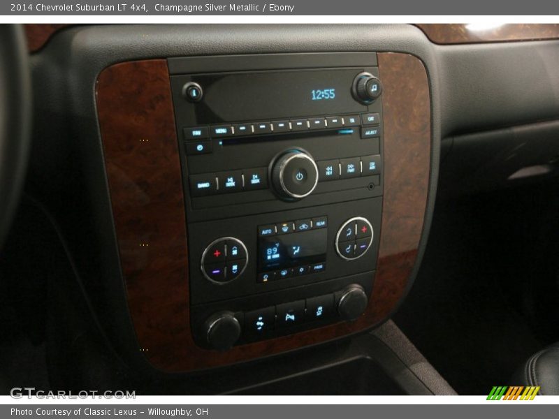 Champagne Silver Metallic / Ebony 2014 Chevrolet Suburban LT 4x4
