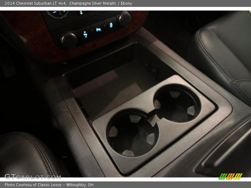 Champagne Silver Metallic / Ebony 2014 Chevrolet Suburban LT 4x4