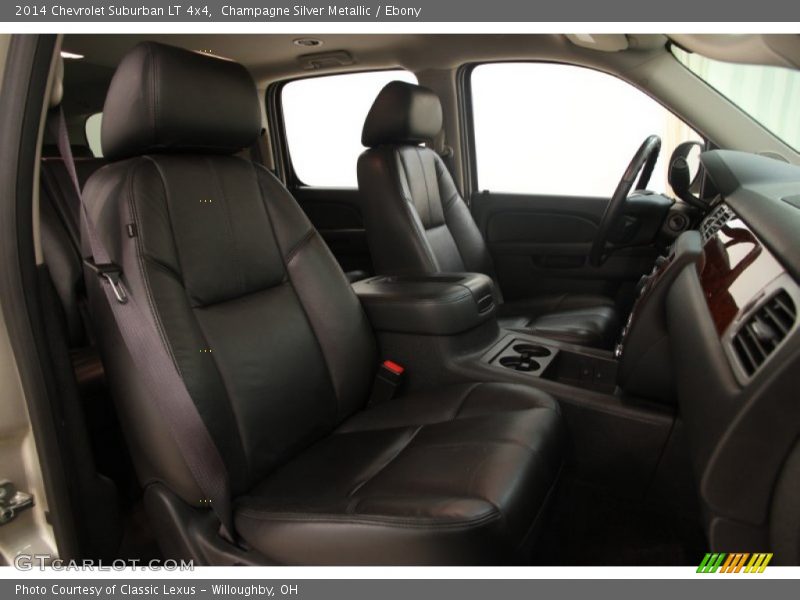 Champagne Silver Metallic / Ebony 2014 Chevrolet Suburban LT 4x4