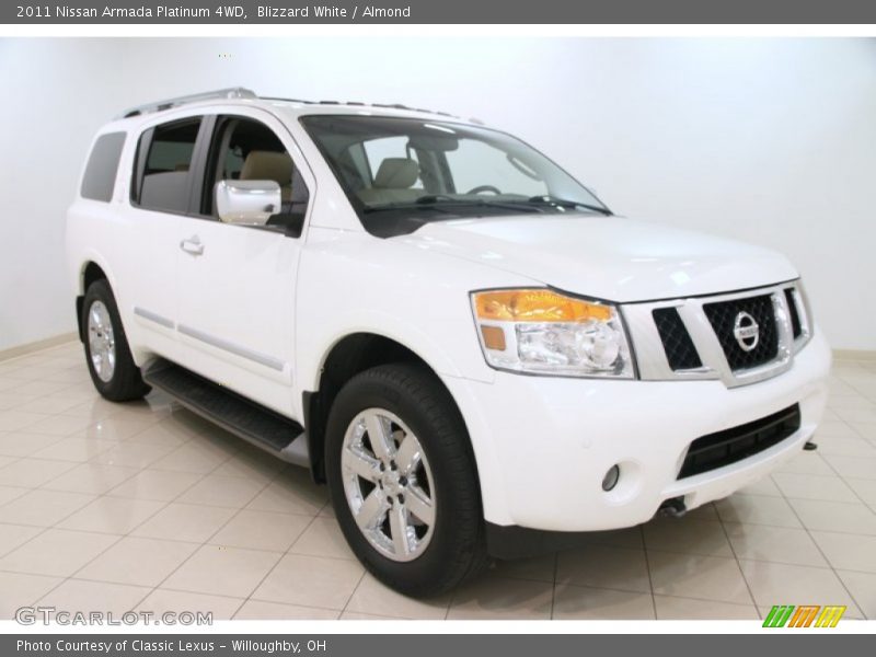 Blizzard White / Almond 2011 Nissan Armada Platinum 4WD