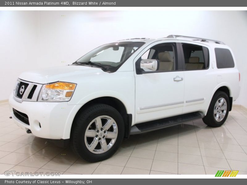 Blizzard White / Almond 2011 Nissan Armada Platinum 4WD