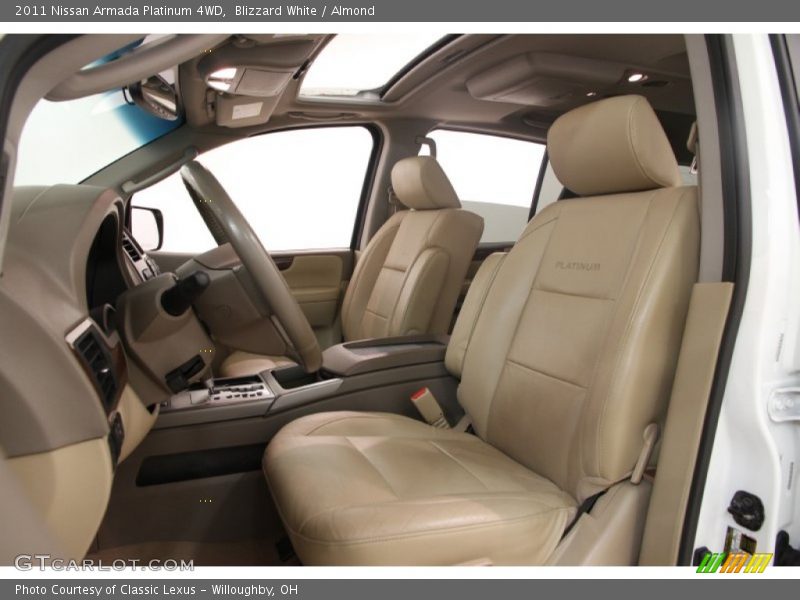 Blizzard White / Almond 2011 Nissan Armada Platinum 4WD